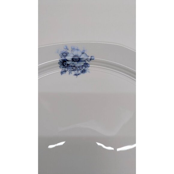 Ter Steege Delft Blauw Holland White Serving Tray Blue Floral Design - Picture 4 of 11